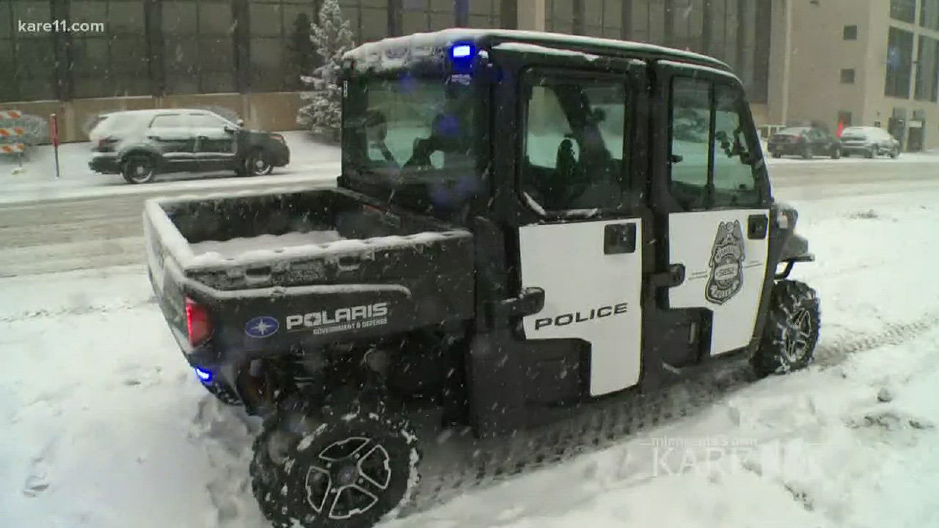 Officers may have an easier time getting around during the Super Bowl thanks to new vehicles Polaris expects to roll out for the big game.
