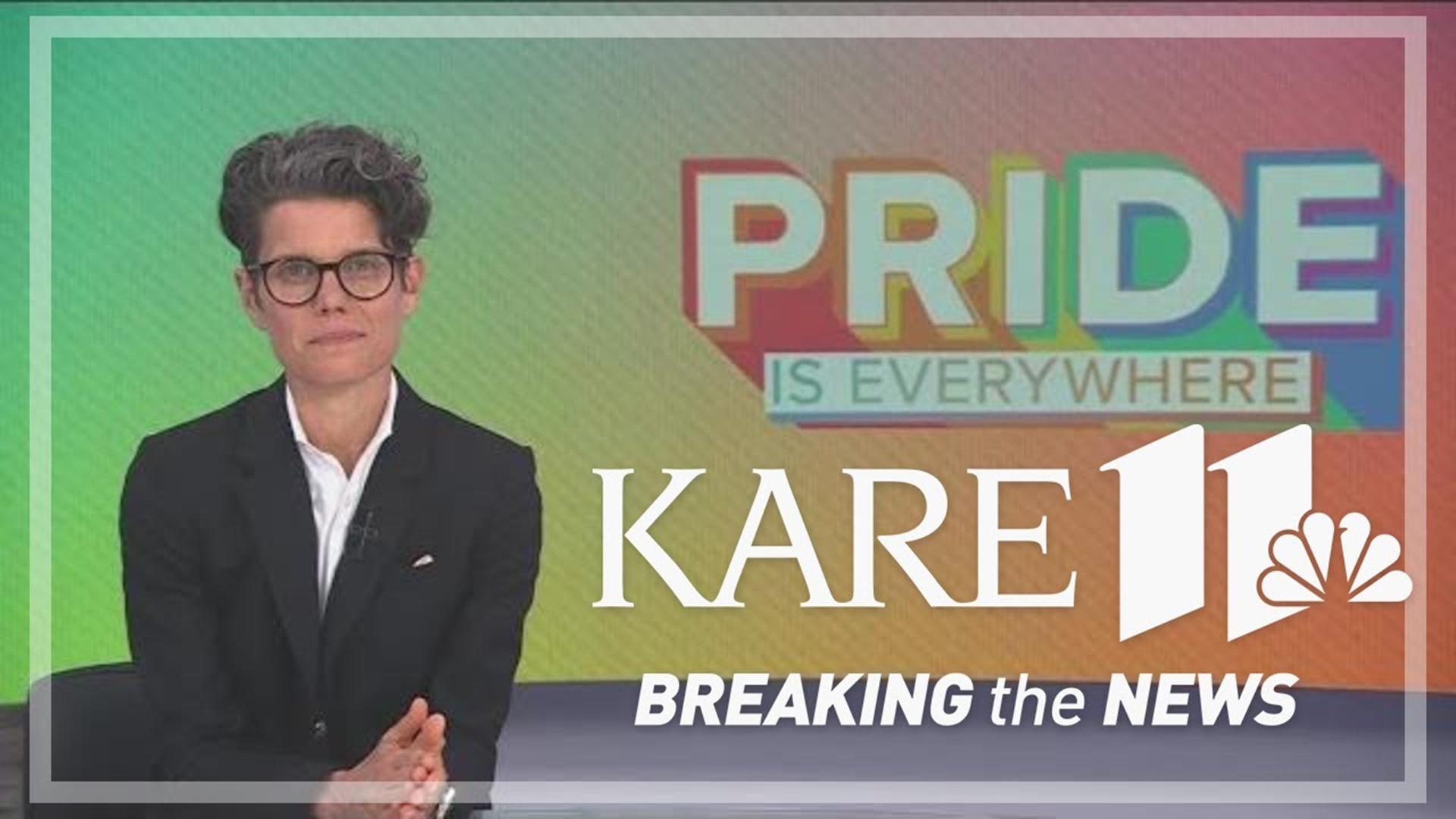 "Breaking the News" anchor Jana Shortal met hundreds of viewers during Sunday's Pride March in Minneapolis.