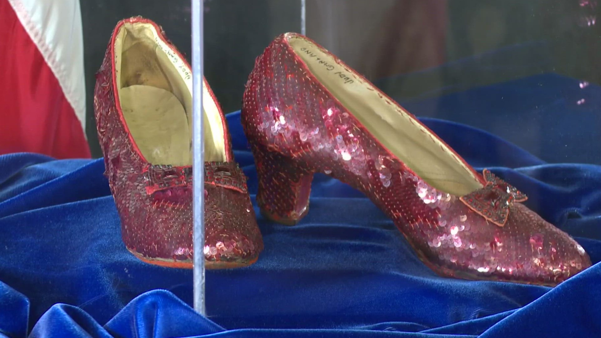Terry Jon Martin was charged in U.S. District Court in Minnesota with stealing a pair of ruby slippers worn by Judy Garland in the 1939 movie "The Wizard of Oz."