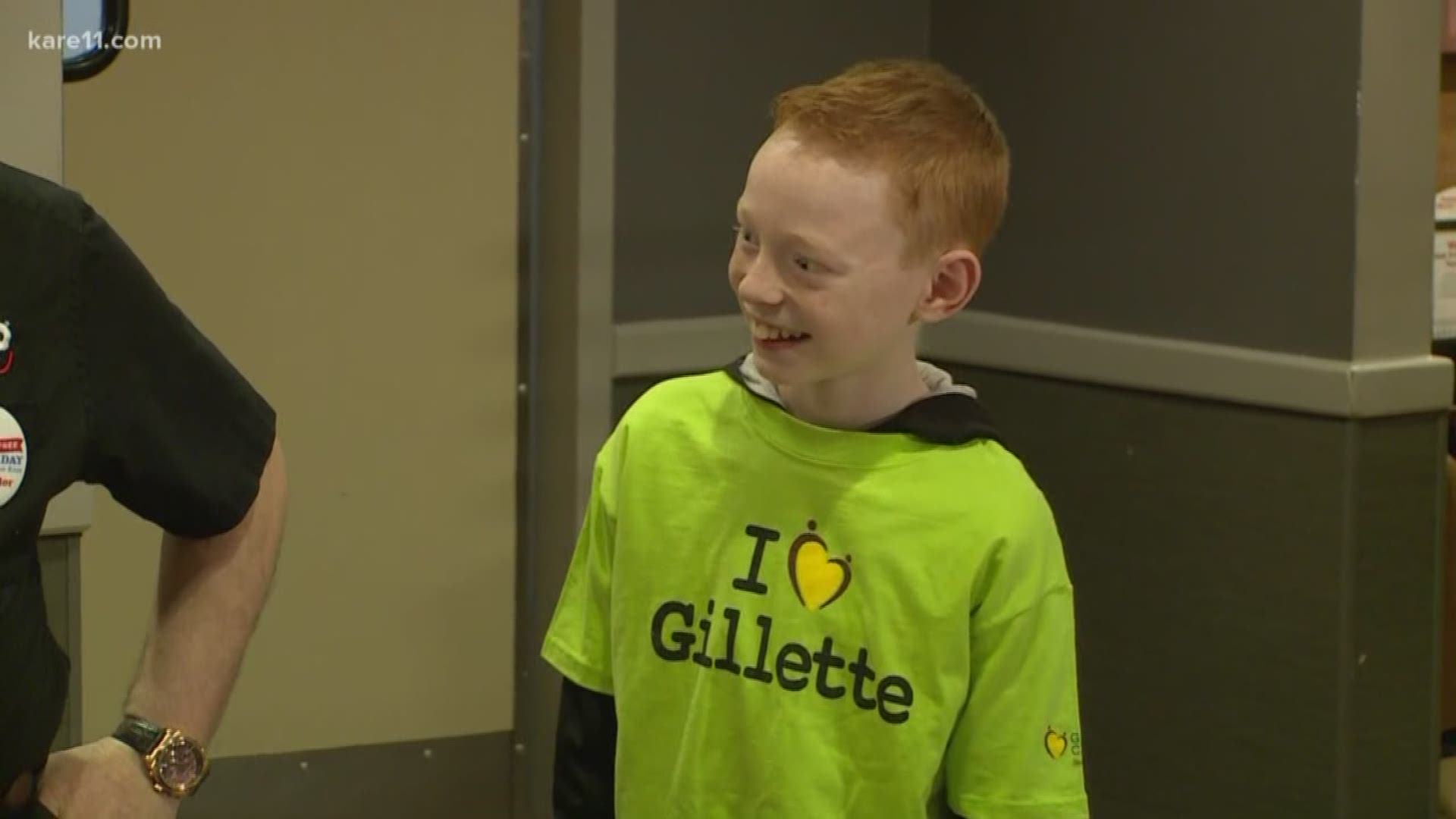 11 year-old Tanner Feyereisen was born with Cerebral Palsy and Clubfoot and has had several surgeries to help him stay on his feet and active.