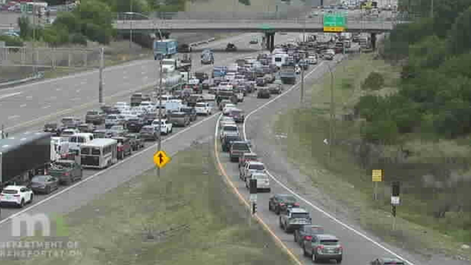 Eastbound I94 closed in St. Paul because of 'traffic incident'