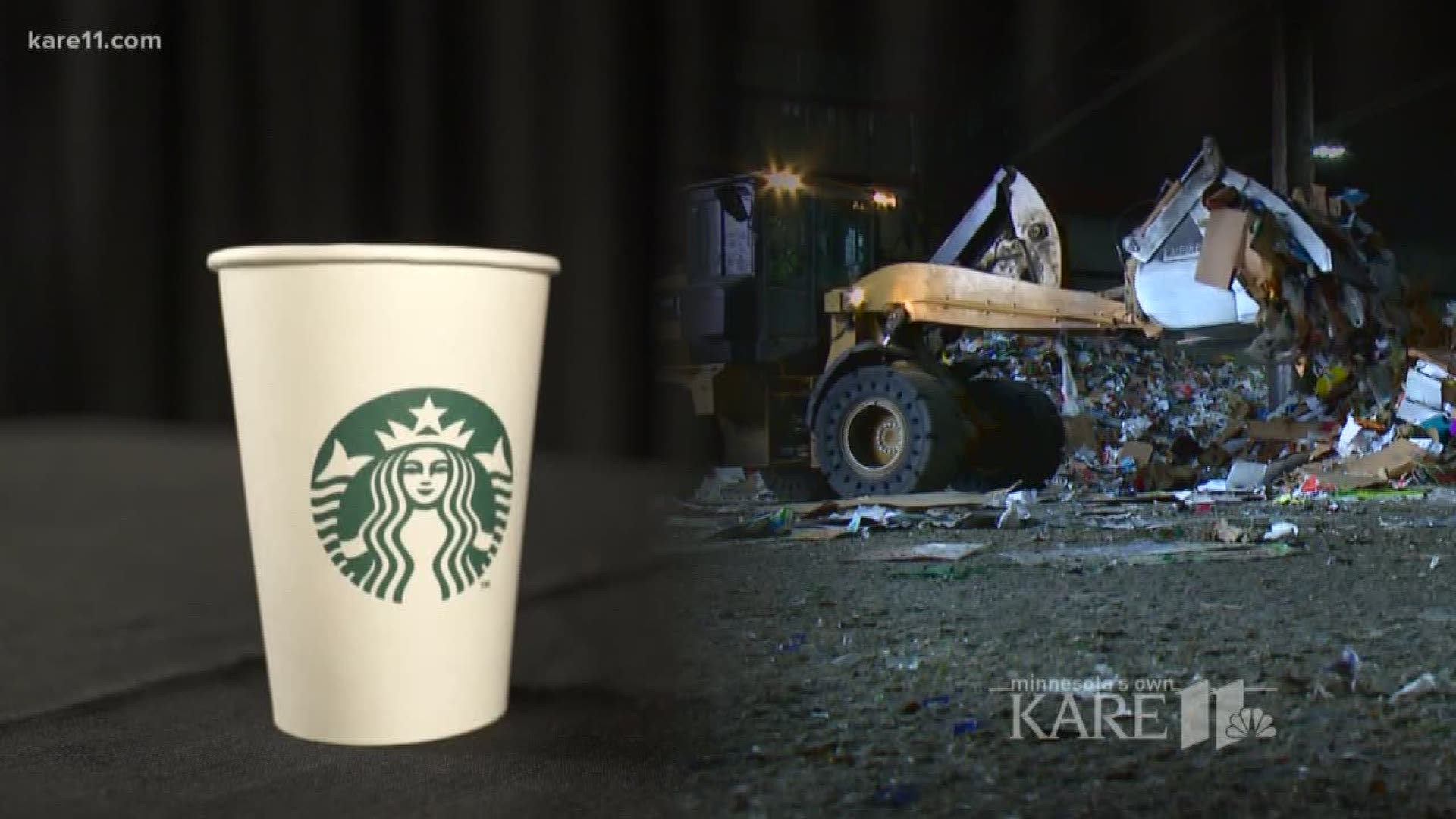 KARE 11 viewer Elaine asked us if cups from Starbucks can be recycled. We set out to find out and learned some interesting things. https://kare11.tv/2ww7jsQ