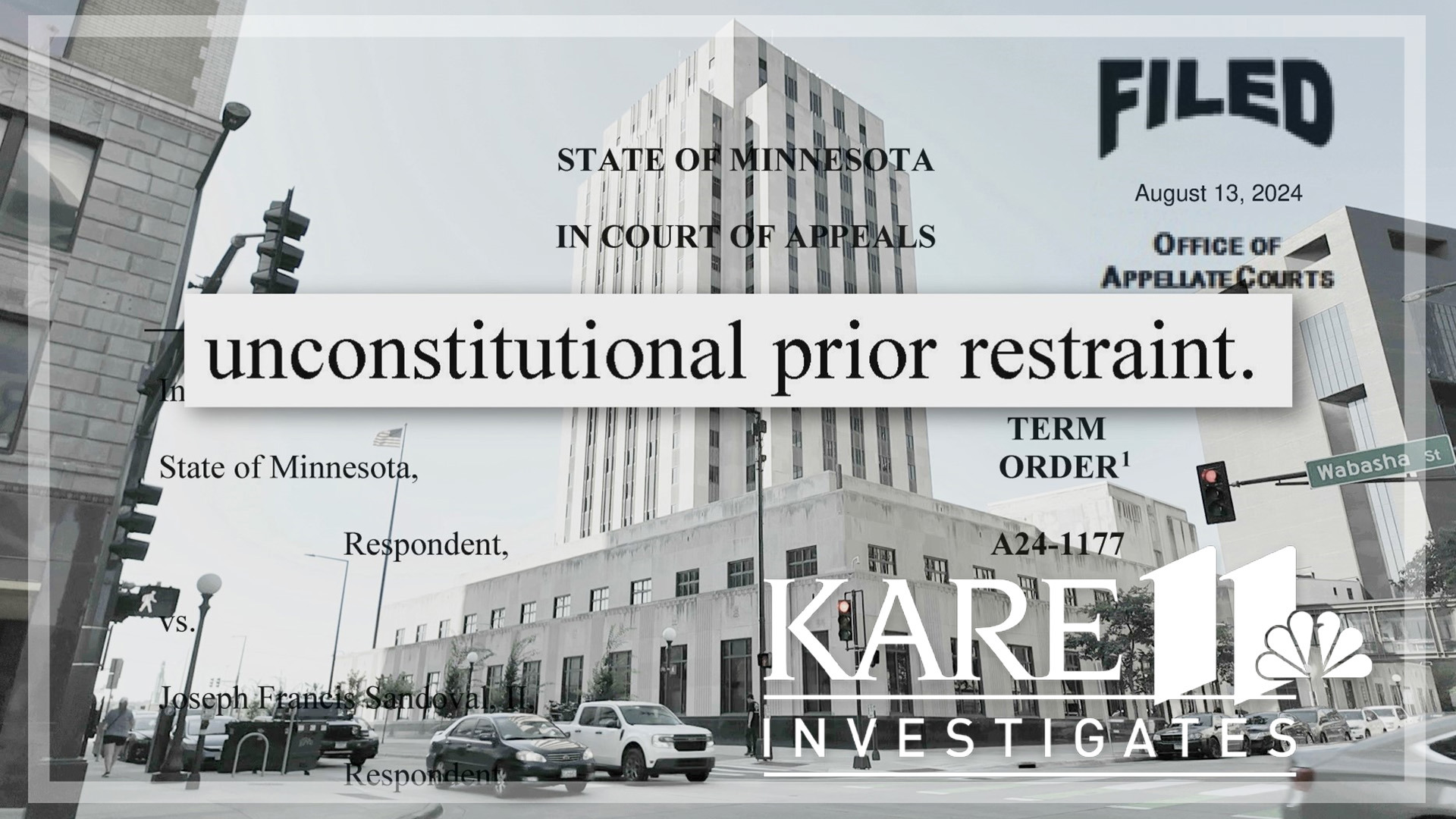 The Minnesota Court of Appeals reversed Ramsey County Judge Joy Bartscher’s unconstitutional gag order issued in a high-profile double murder case.