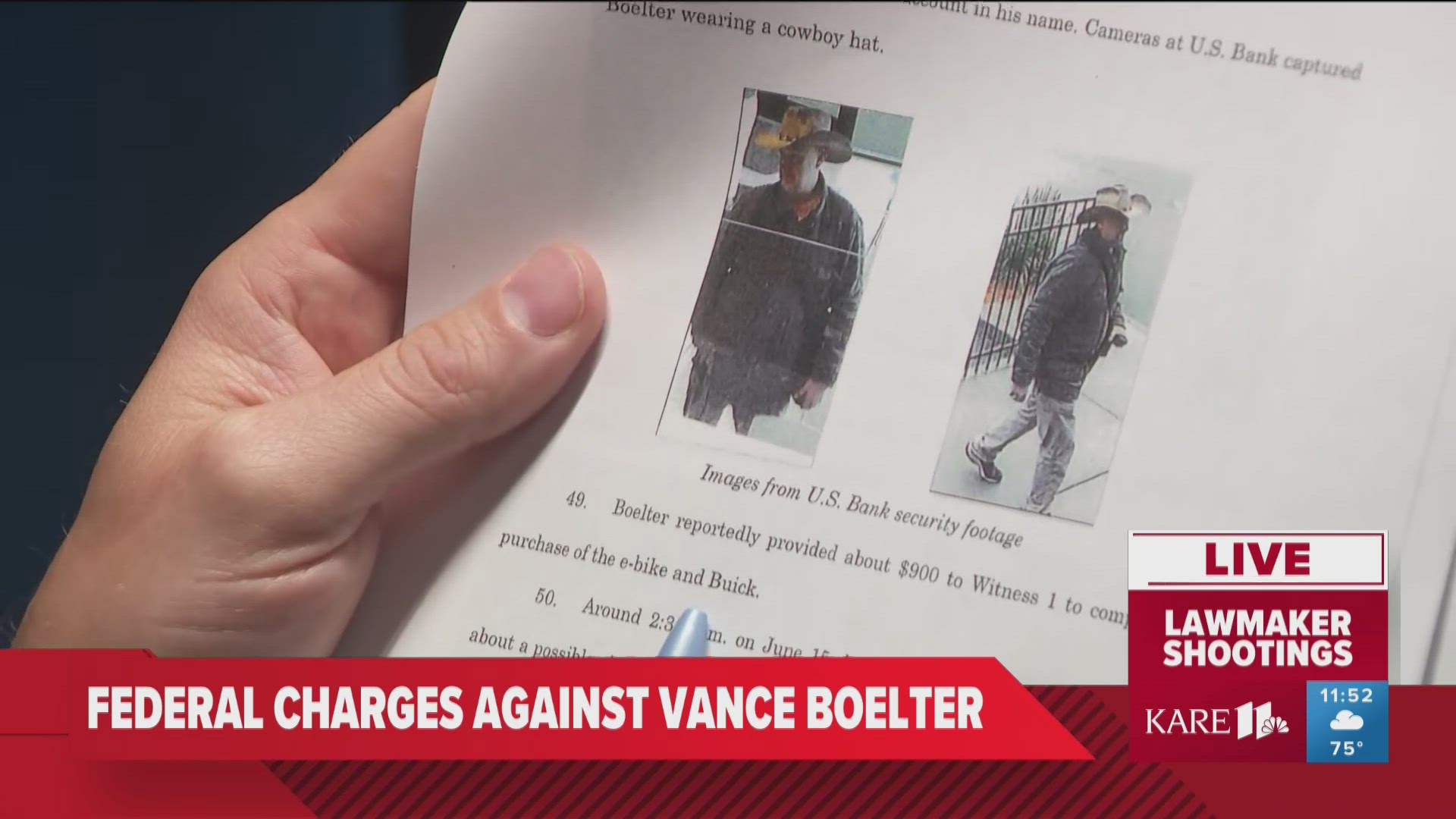 KARE 11 reporter Lou Raguse walks us through the new photos and details in a federal criminal complaint charging Boelter in the shootings.