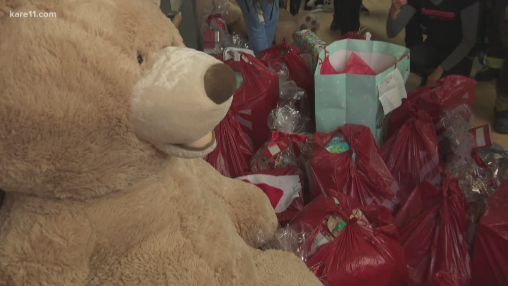 The Firefighters for Healing organization held its 7th annual Christmas Blessing Tuesday, bringing holiday cheer (and gifts) to patients at the HCMC Burn Unit. https://kare11.tv/2SLxiTr