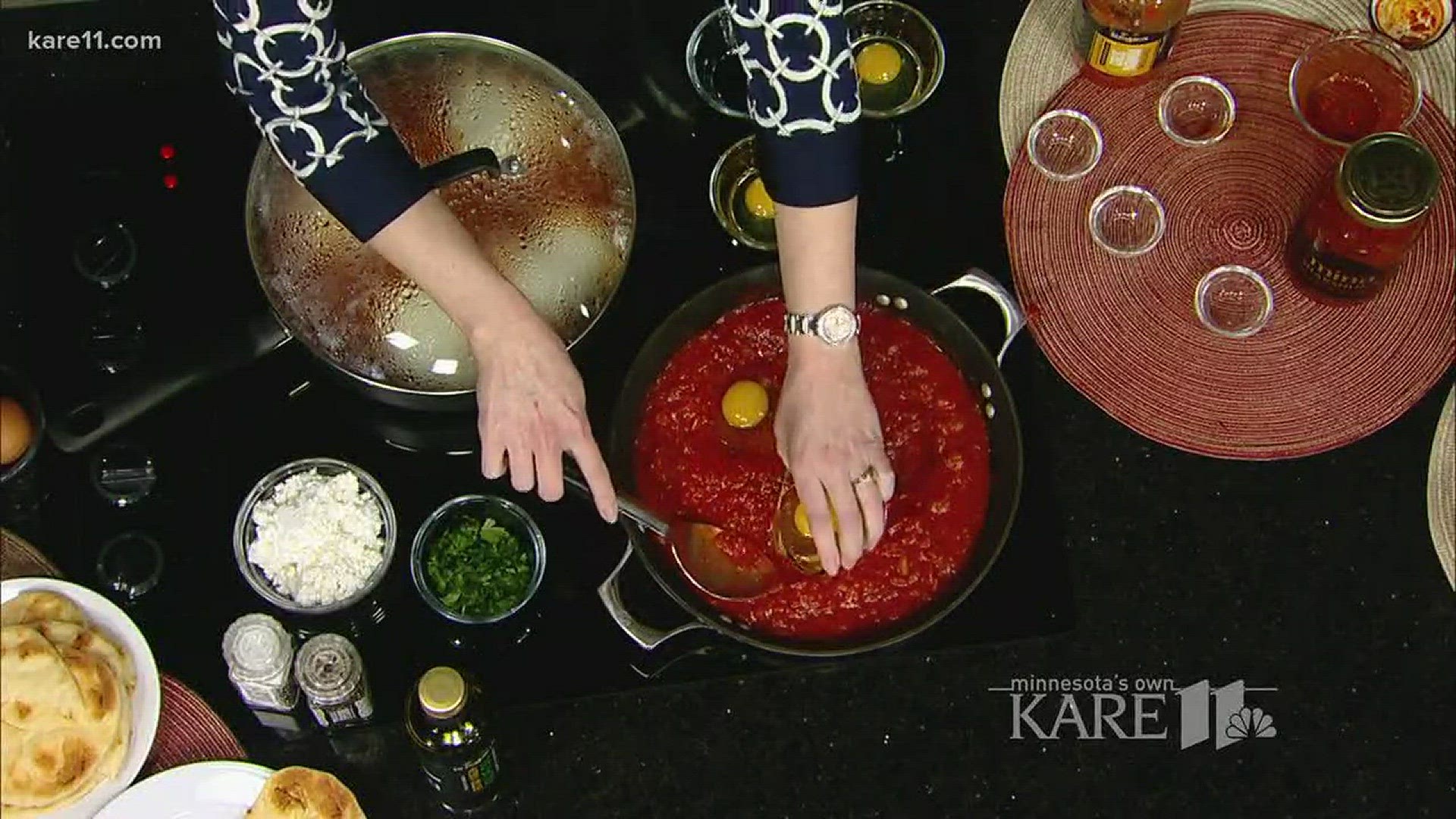 Rachel Perron explains the many ways that Moroccan dishes are created through spices and various ingredients, and shows us how to make the dish and the sauce called shakshuka.