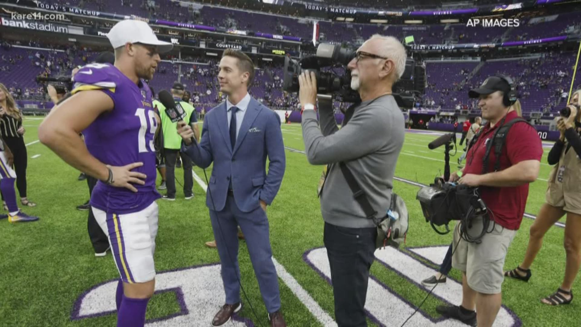 Vikings Wide Receiver Adam Thielen started with a $25,000 donation to Second Harvest Heartland