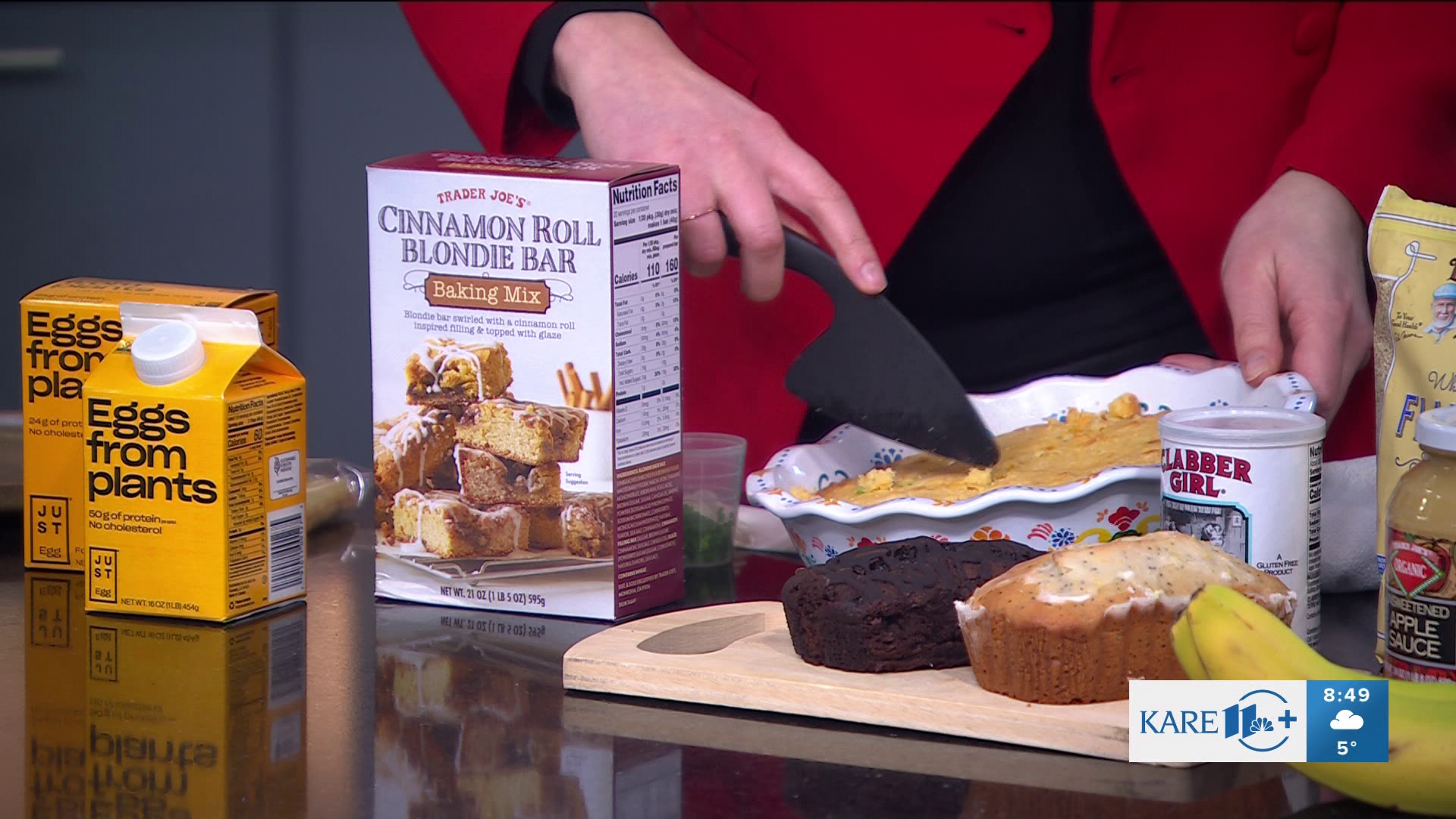The Herbivorous Butcher shares recipes using substitutions for eggs.