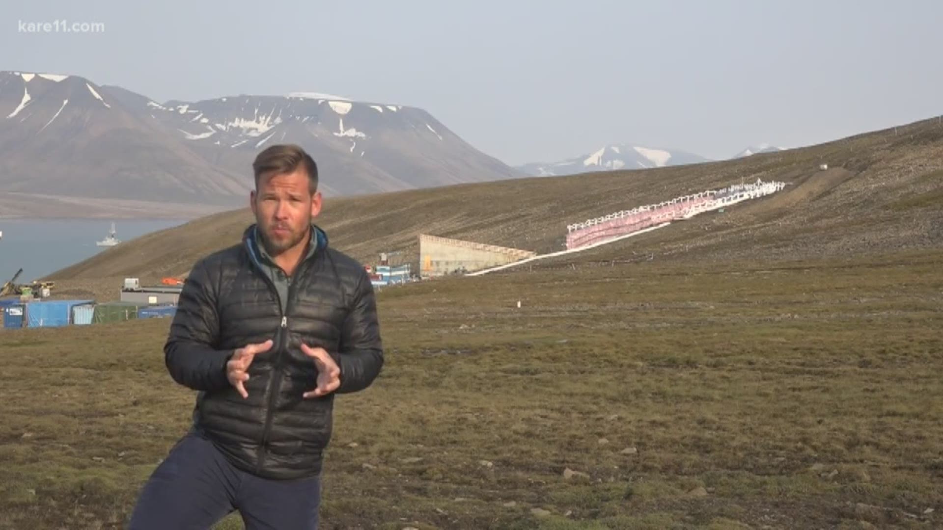 Sven continued his Arctic journey at the infamous Global Seed Vault in Svalbard. https://kare11.tv/2KTZZJx