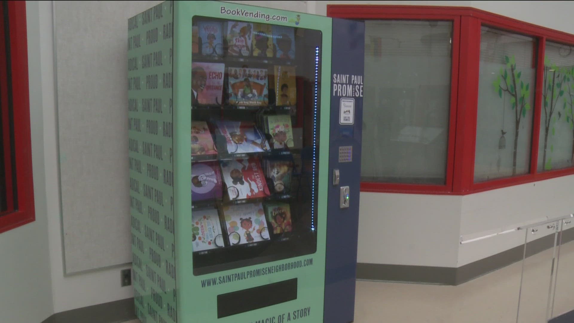 Inspiring children to read can come from parents, friends — or even a vending machine.