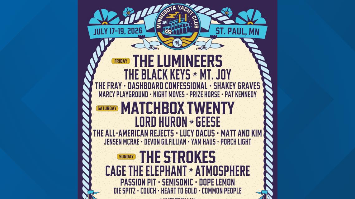 Minnesota Yacht Club drops lineup for St. Paul music festival