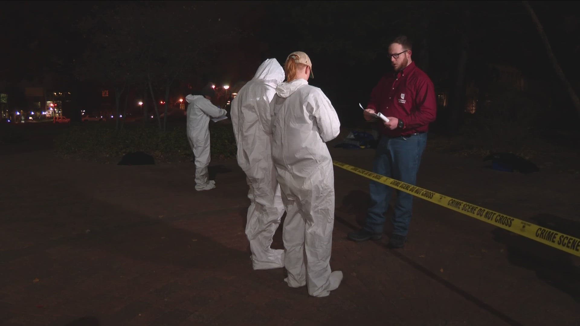 The immersive experience for forensic science students at Hamline University gets them out of the classroom and into realistic scenarios with simulated crime scenes.