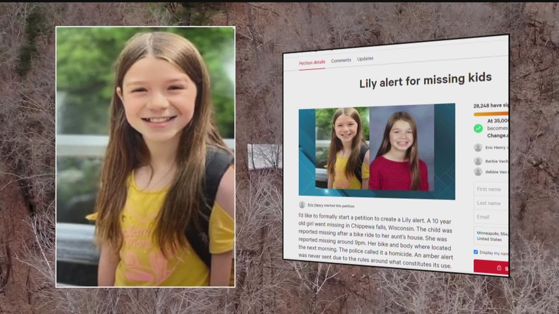 WI DOJ Lily Peters case did not meet AMBER Alert criteria
