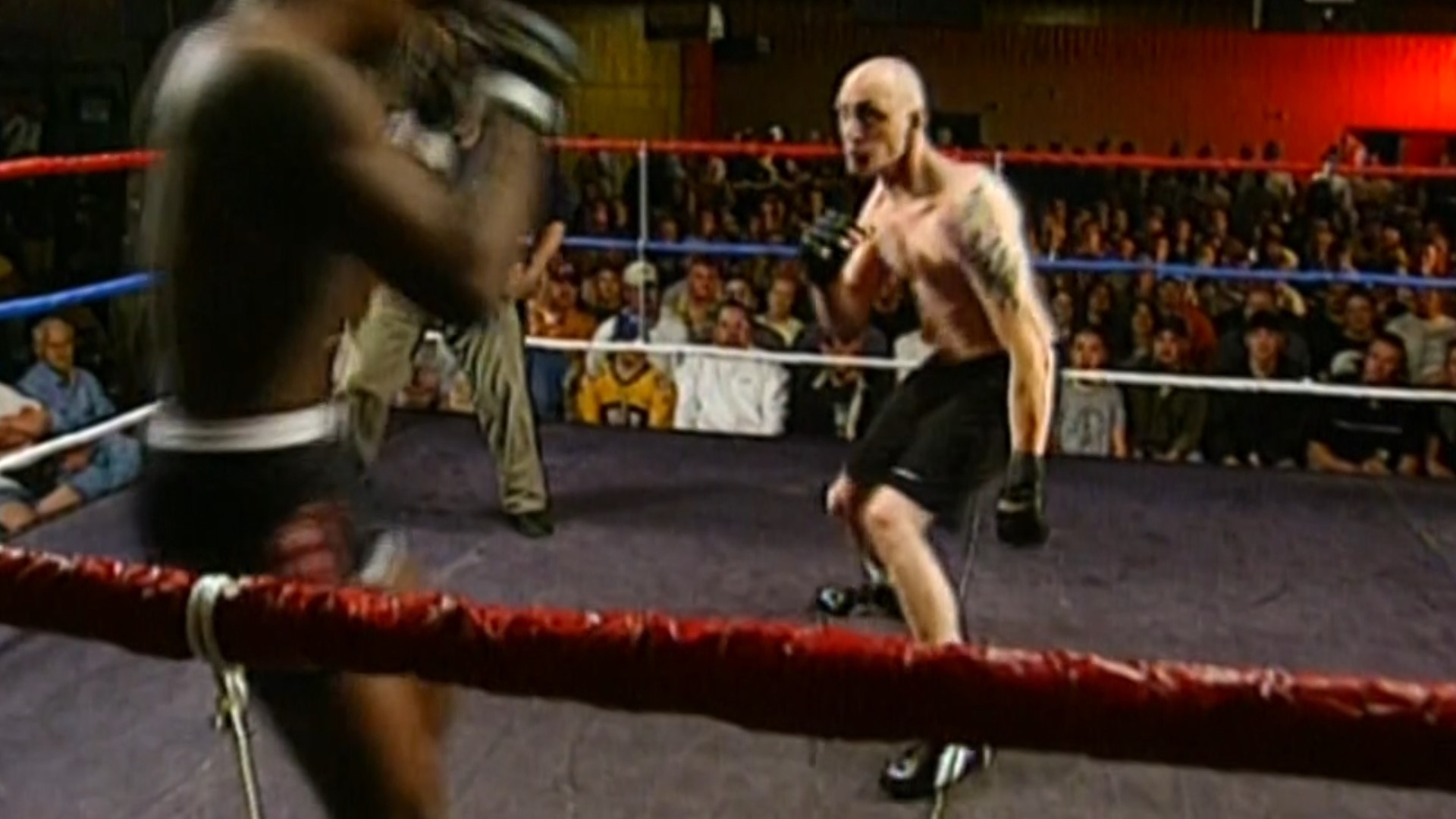 MMA-style fighting was just taking off in 2001 when Photojournalist Ron Stover checked out both a bingo game and a fight at the Knights of Columbus Hall.