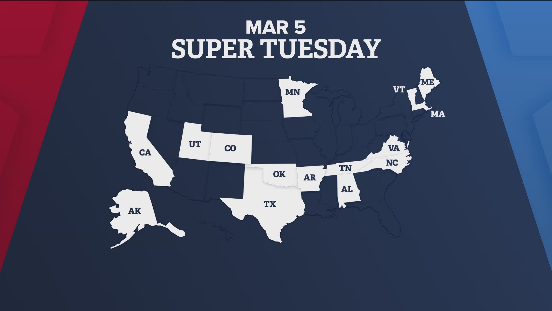 Minnesota will be one of 16 states that will be part of the Super Tuesday presidential nominating results.