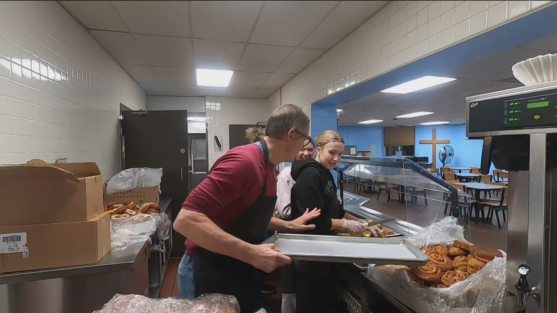 About 800 meals will be served at the Salvation Army Harbor Light Center Shelter in Minneapolis on Thanksgiving.