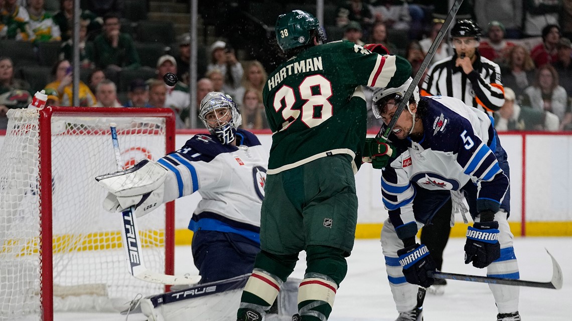 Hartman suspended for Wild's final regular-season bout