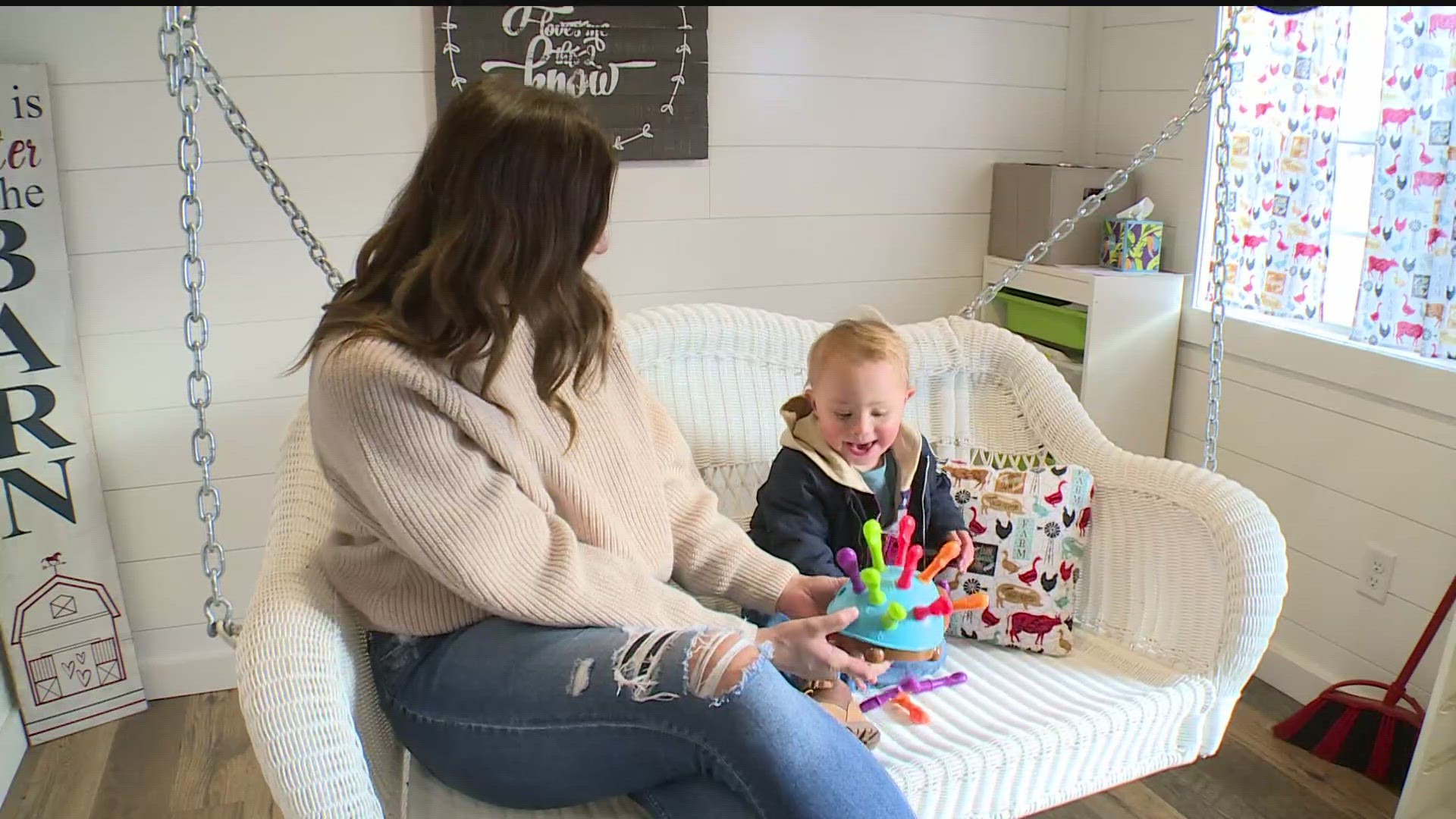 The barnyard hosts family events in western Wisconsin.