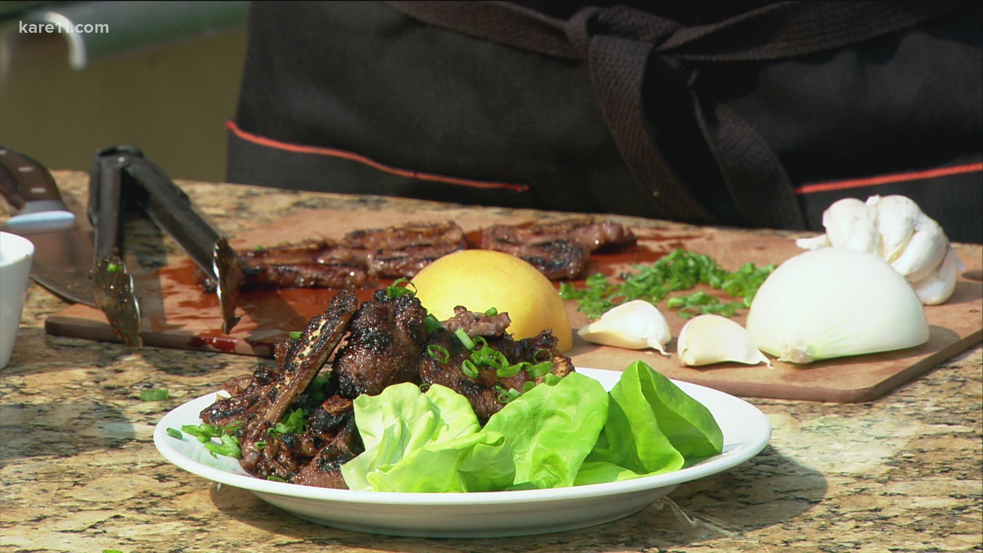 Karl Benson from Cooks of Crocus Hill shared this delicious meal idea for the grill.