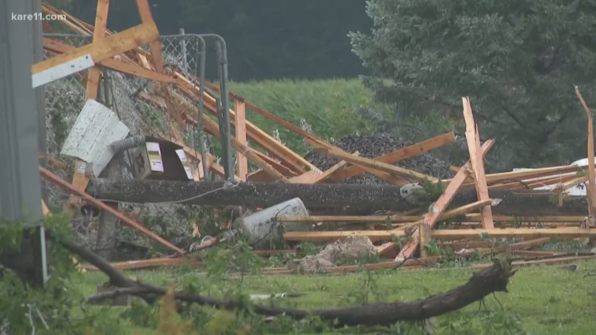 At least two tornadoes have been confirmed in Minnesota, with two more possible in Wisconsin. We're following the damage. https://kare11.tv/2Mw7QS7