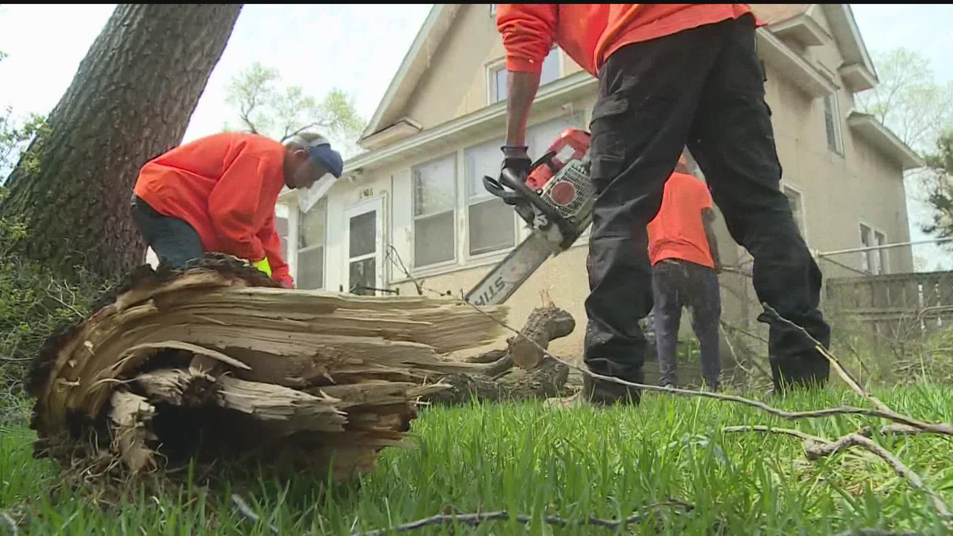 Hail and high winds caused damage throughout the Twin Cities metro and Greater Minnesota — with more severe weather on the way for some.