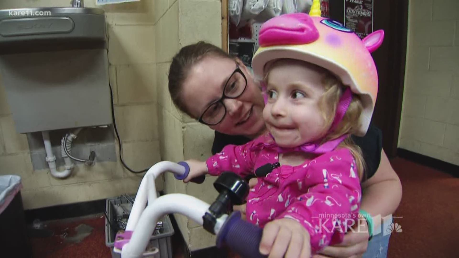 Jack Carlson toils in his garage to make sure all kids have a bike they can ride. http://kare11.tv/2AGp7zr