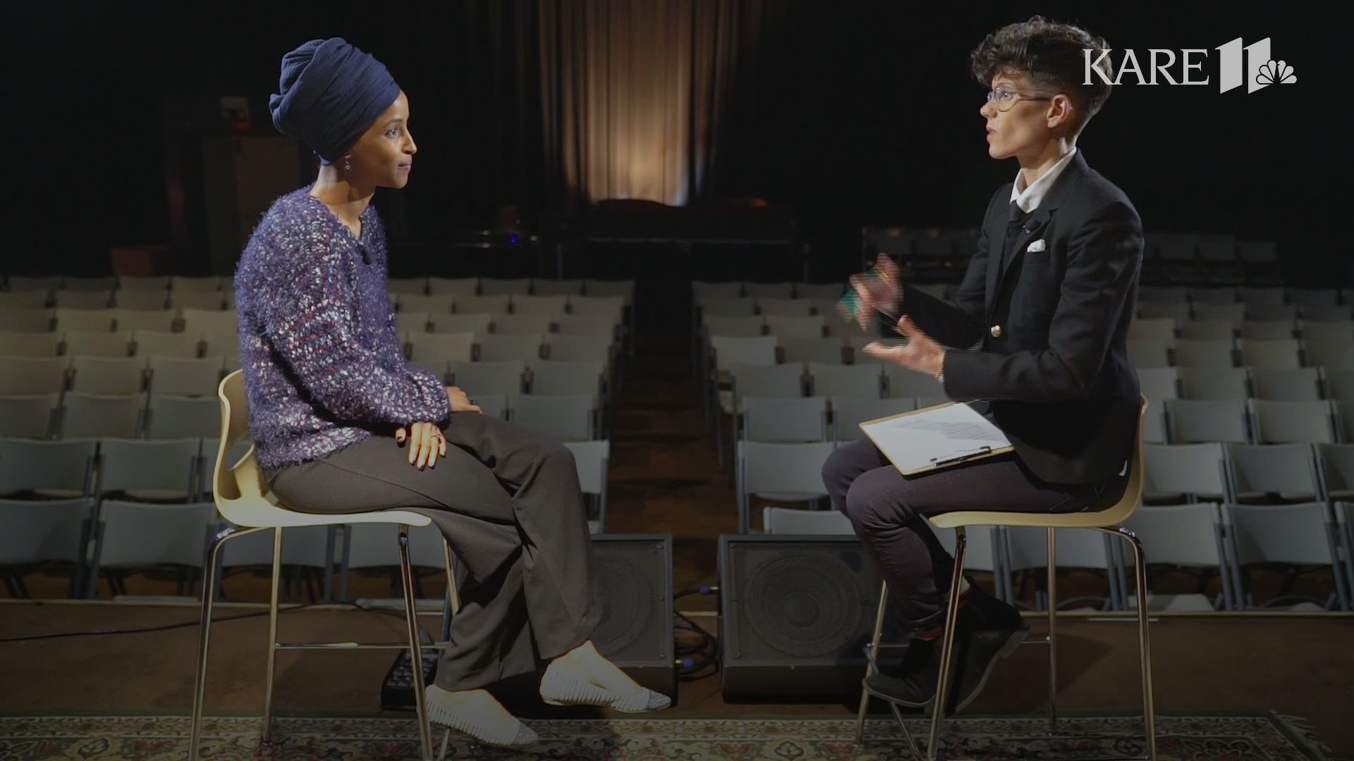 MN congresswoman Ilhan Omar sat down for a one-on-one interview with KARE 11's Jana Shortal on April 24, 2019. Rep. Omar discussed the death threats she has received.