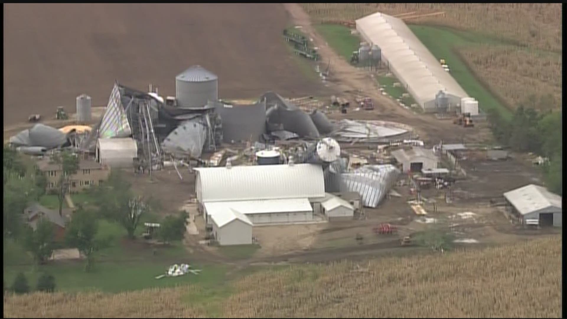 It is clear from SKY 11 that the storms that swept across southeastern Minnesota Thursday night were strong and indiscriminate.