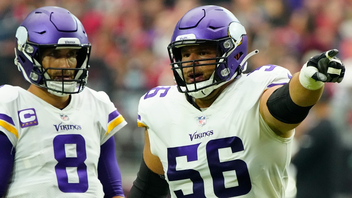 Vikings once again without starting center Garrett Bradbury