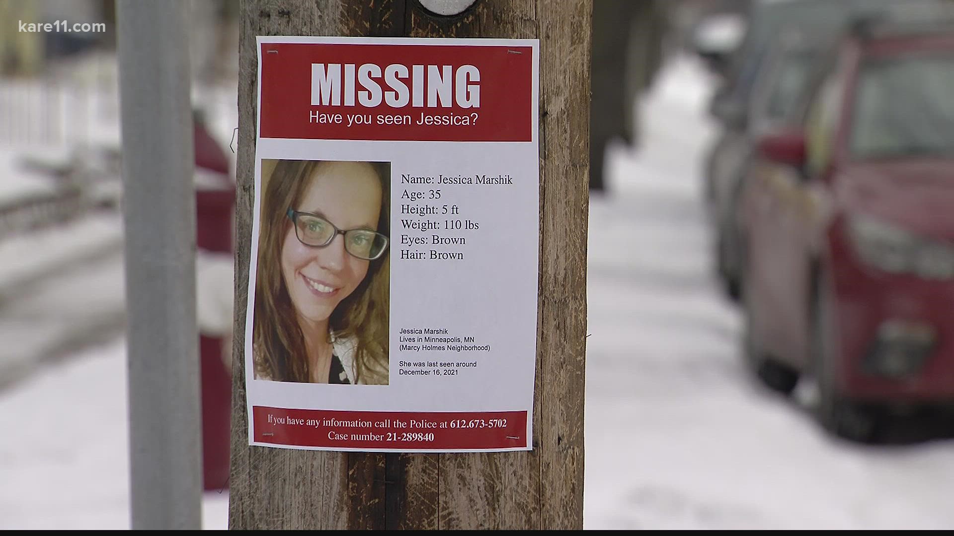 Jessica Marshik was last in contact with her family on December 14th.