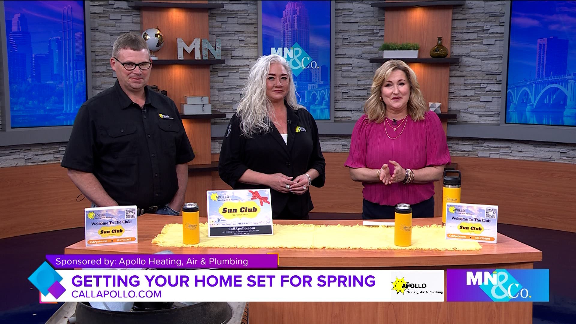Apollo Heating, Air & Plumbing joins Minnesota and Company to discuss the importance of proper system maintenance and preparing homes for seasonal changes.