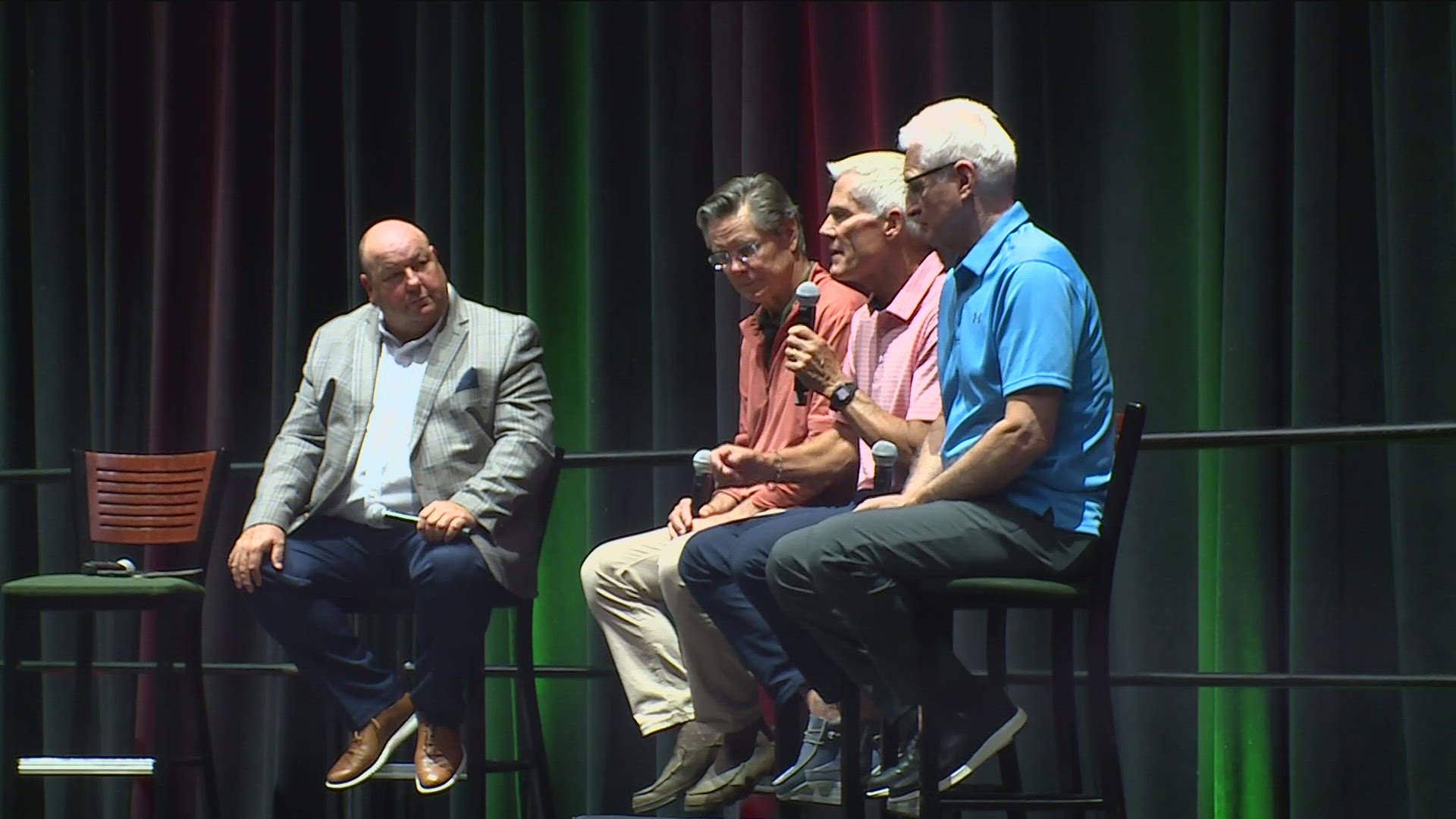 Rob McClanahan, John Harrington and Buzz Schneider sat on a panel Tuesday to discuss what it was like to play on that iconic team.