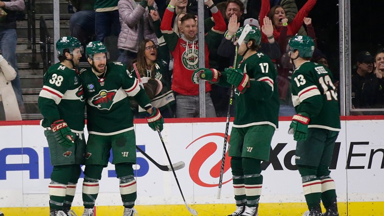 Goals by Zuccarello, Gaudreau help Wild top skidding Coyotes
