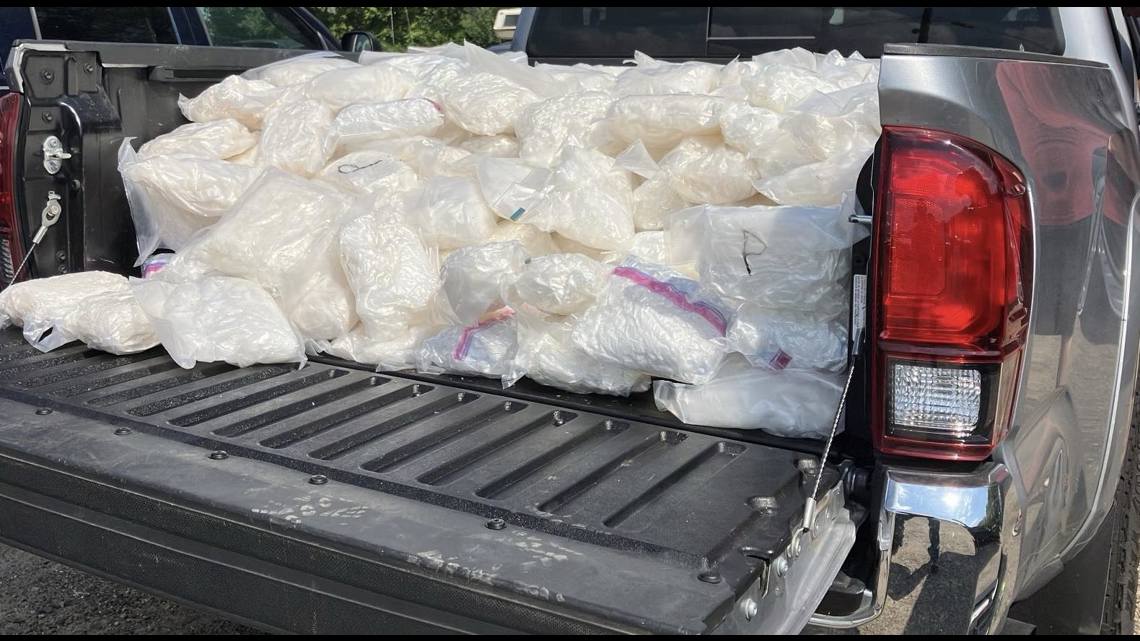 Police drug seizure in Minneapolis