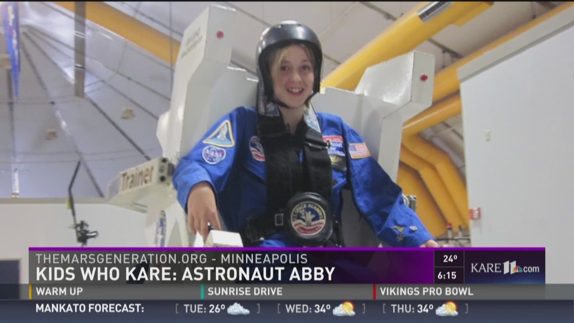 Kids who KARE - Astronaut Abby
