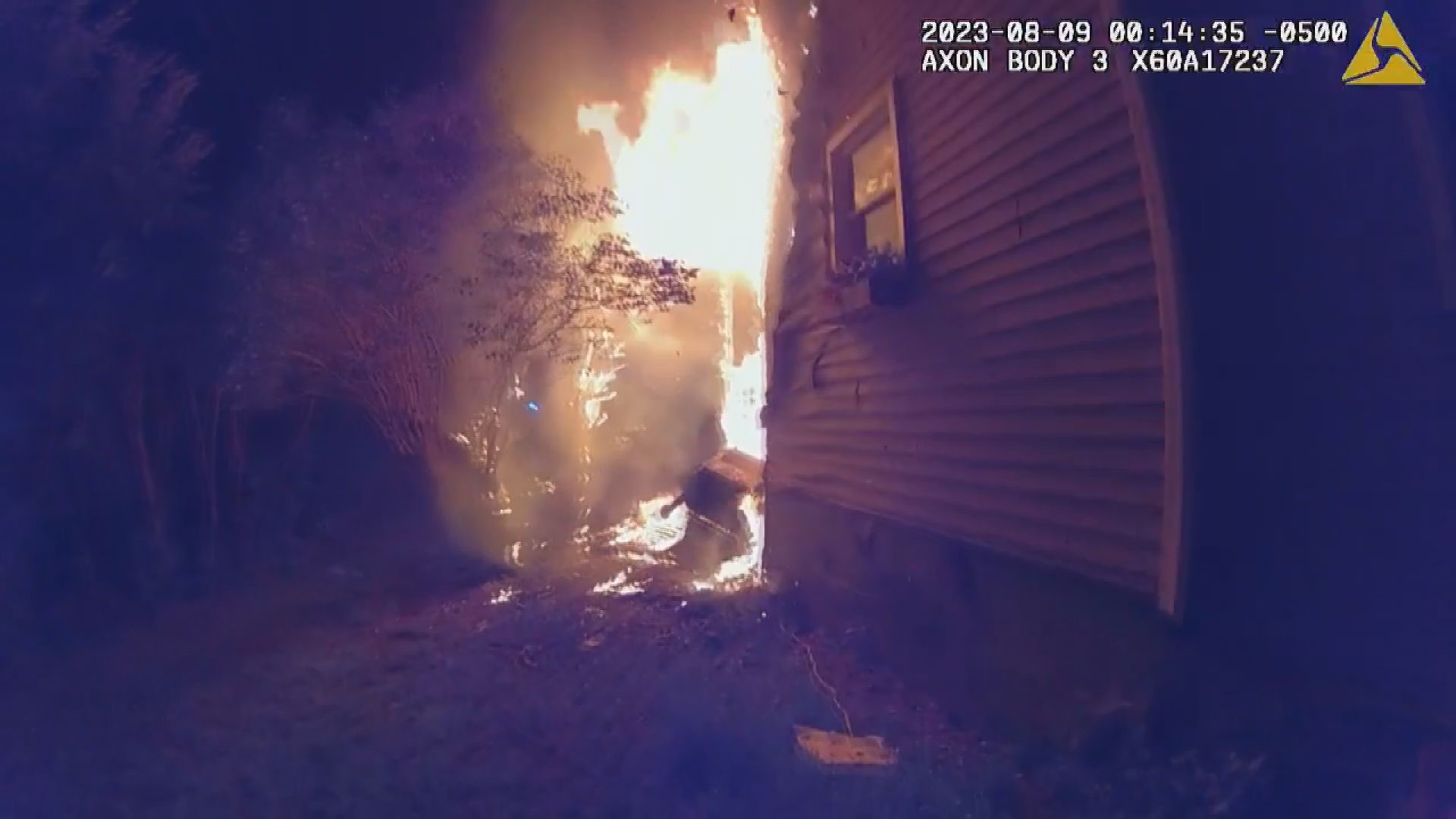 Carver County released bodycam video of a deputy catching two tiny children dropped from the second story window of a burning home in Waconia.