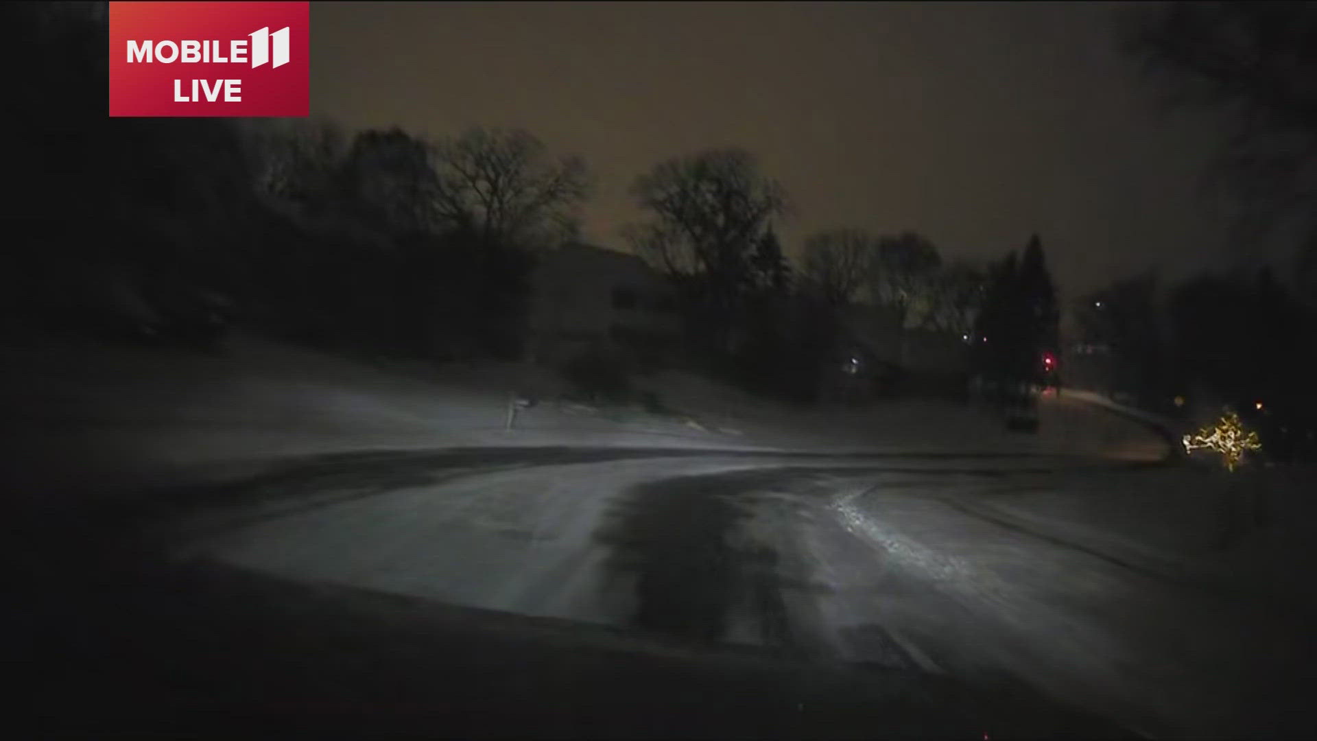 The Twin Cities collected about three inches of snow overnight Tuesday. 