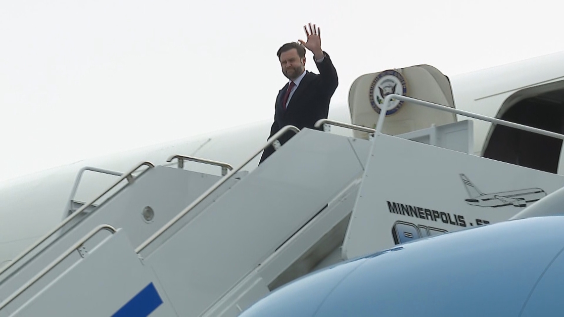 Vice President JD Vance stops in Minneapolis to meet with ICE agents
