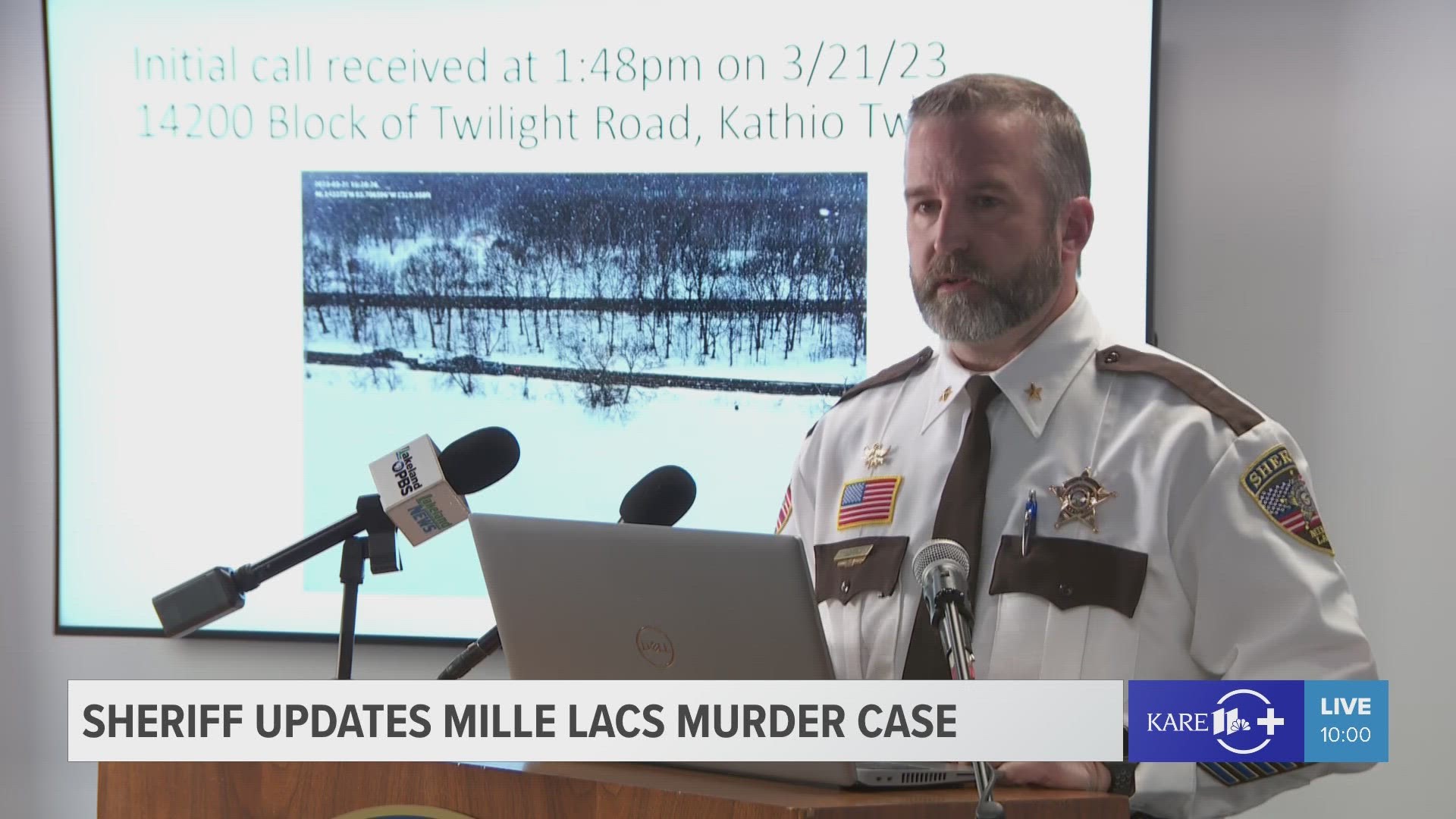 Mille Lacs County Sheriff Kyle Burton says the murder of Rodney Pentagayosh Jr. may be tied to an overdose death on Jan. 10, 2023.