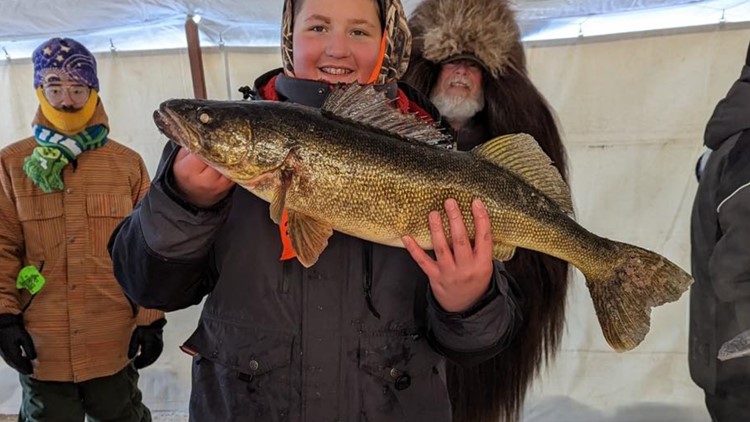 Fishin' for a Ford: 13-year-old angler wins pickup at Brainerd ice fishing contest