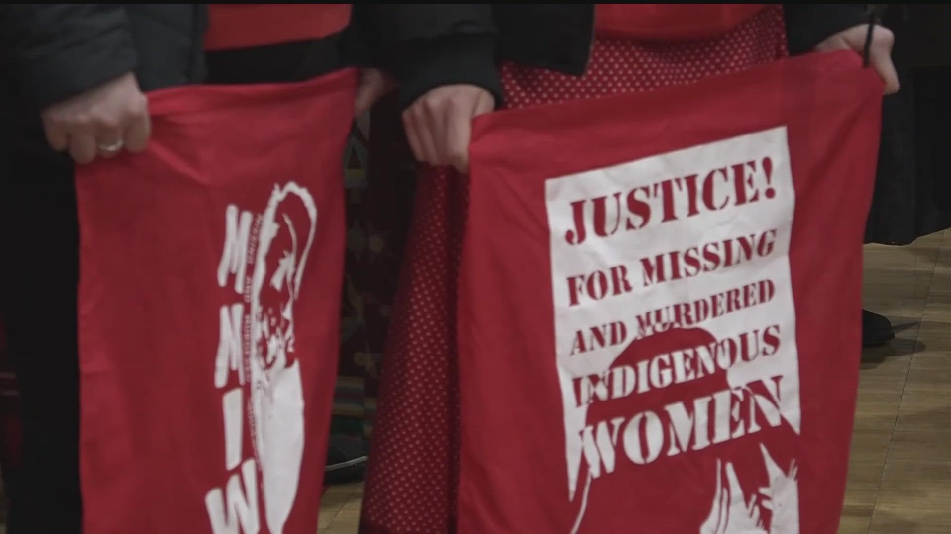 The event was put on by several organizations, including the Minnesota Indian Women's Sexual Assault Coalition and the Little Earth Residents Association.