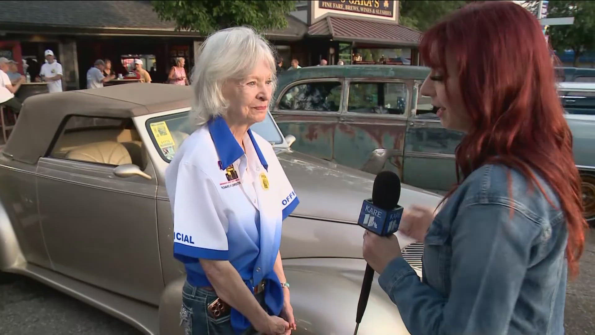 The Minnesota Street Rod Association is convening in Falcon Heights this weekend to show off refinished old cars.