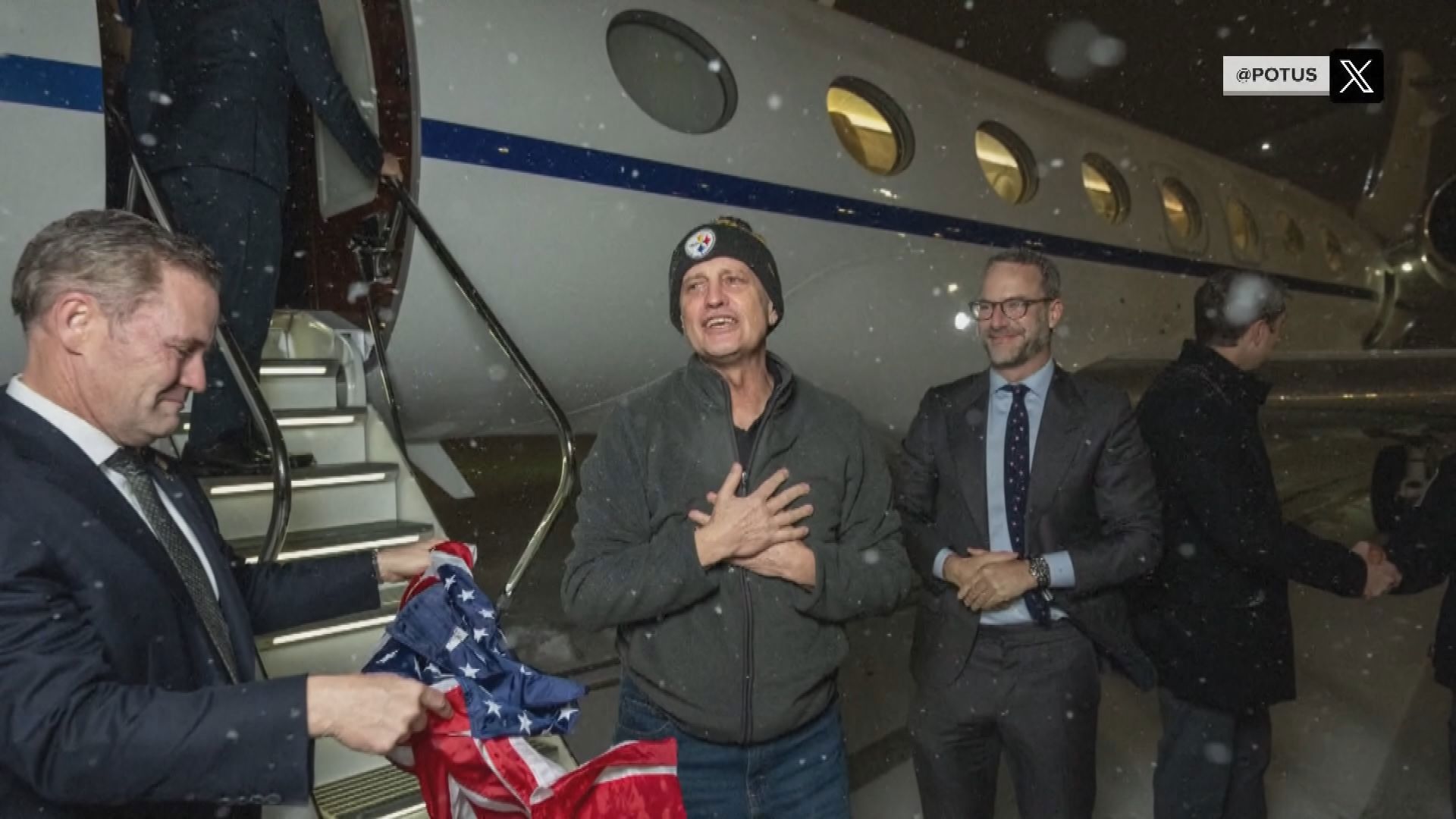 The United States is releasing an unidentified Russian prisoner as part of the deal to secure Marc Fogel's freedom.