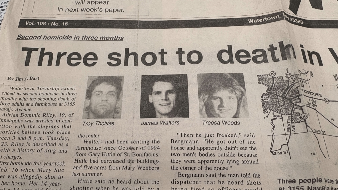 Governor to decide if man convicted in 1995 Carver County triple murder is released