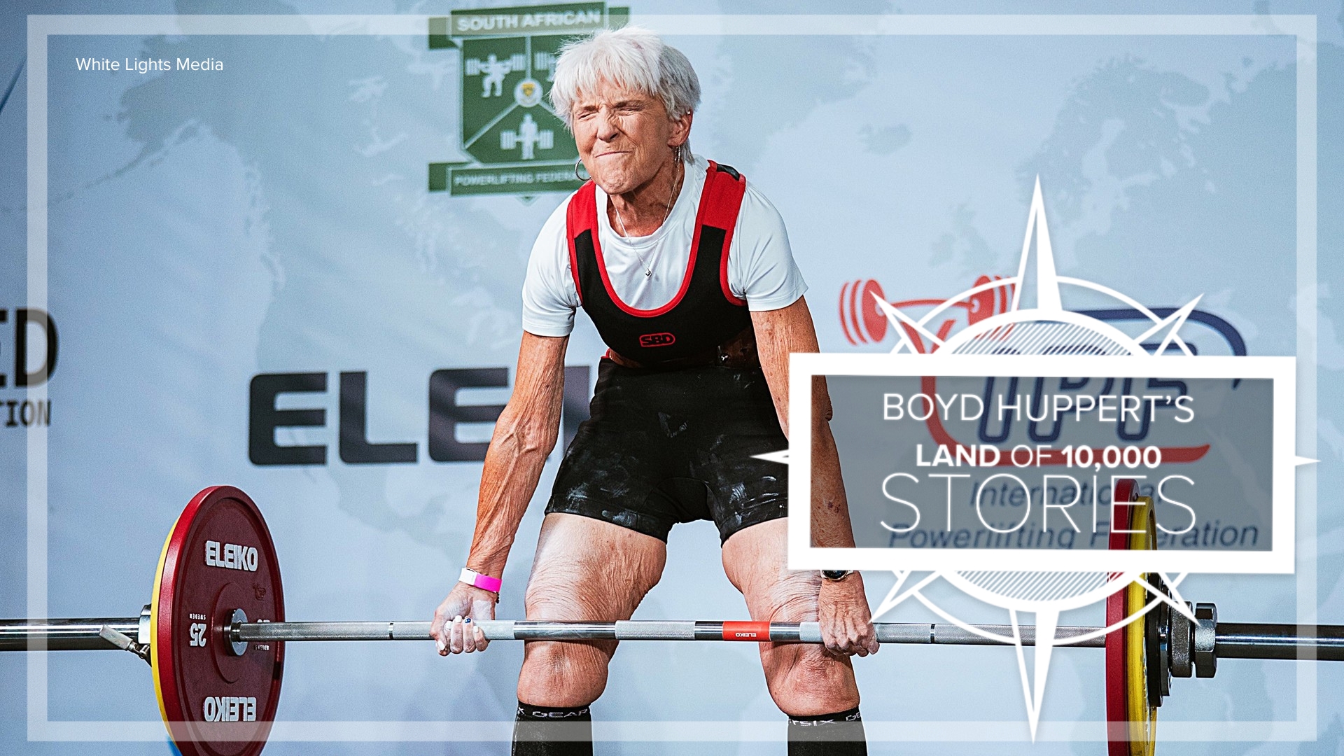 65-year-old powerlifter Kathy Casper competes at the world championships in South Africa.