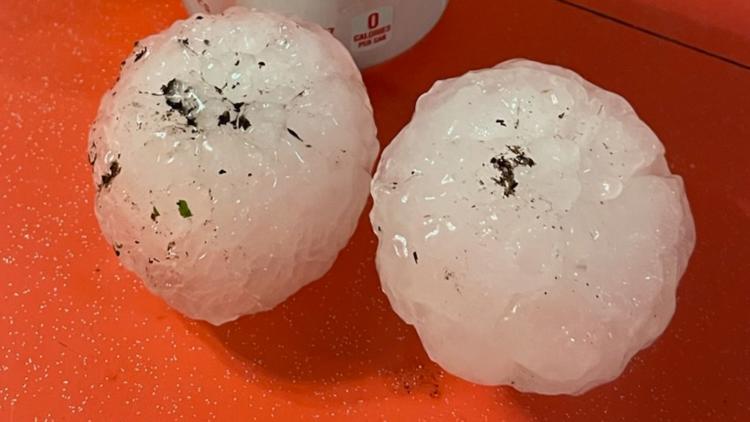 Severe storms damage structures and drop hail in MN | kare11.com