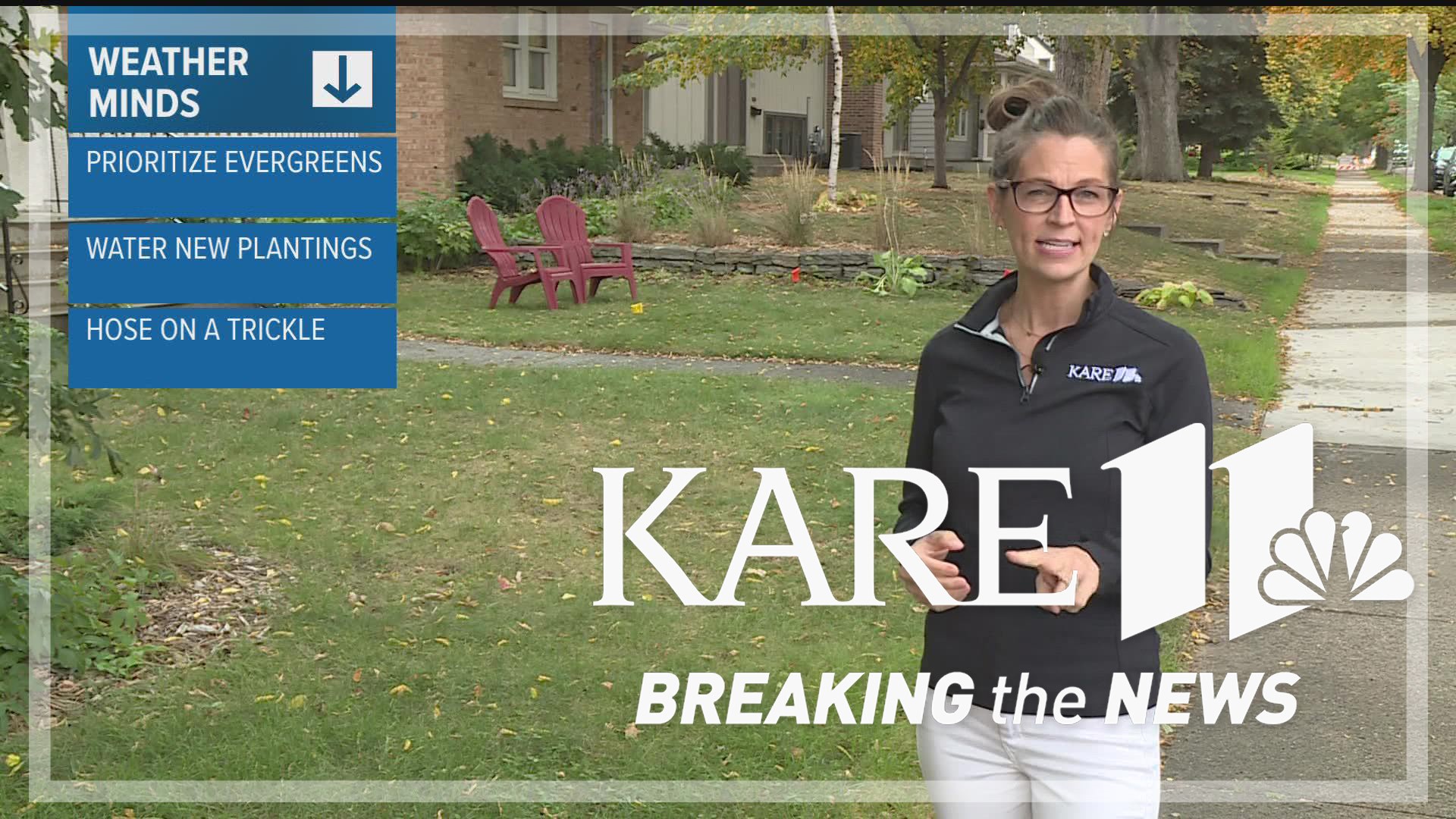 KARE 11 meteorologist Laura Betker provides watering tips for this time of year.