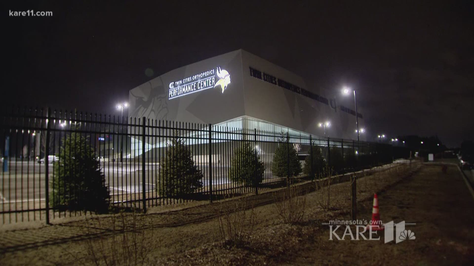 The Vikings have agreed to turn off the lights on the north side of their  new complex in Eagan after complaints from neighbors.