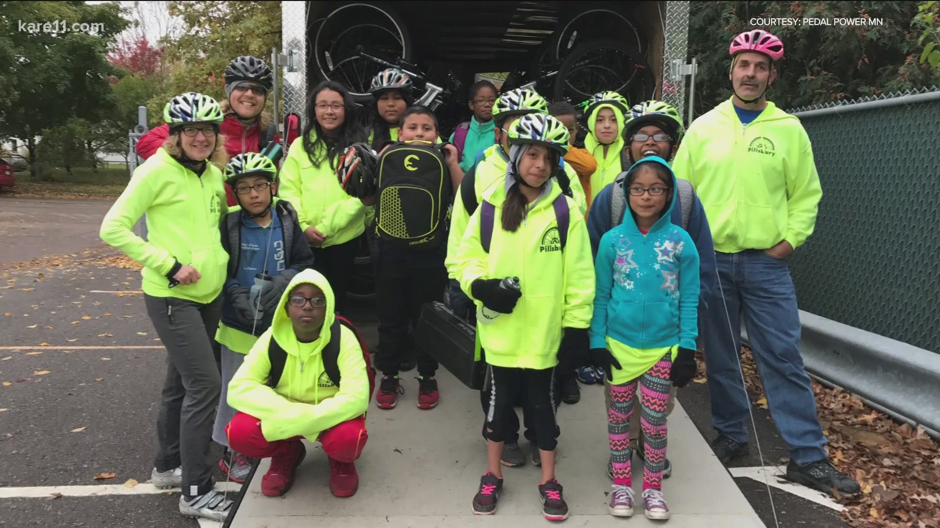"After what all the kids in Minneapolis have been through this year, that's just so hard to hear about that," said Mark Trumper, Pedal Power MN co-founder.