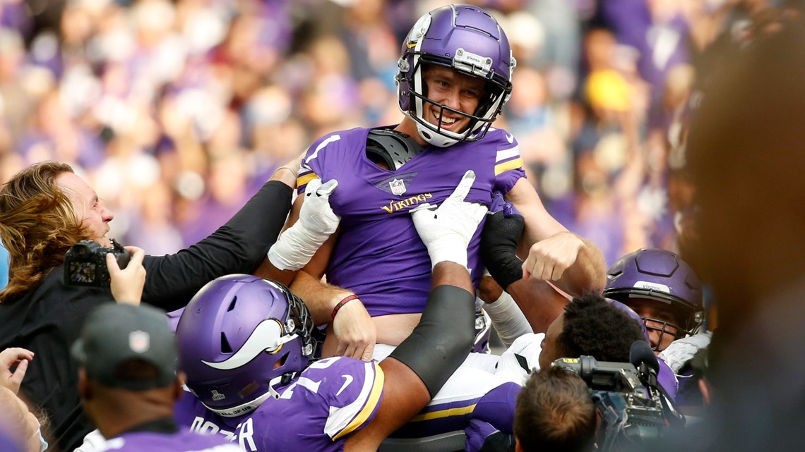 Vikings survive Lions rally, win with last-second field goal